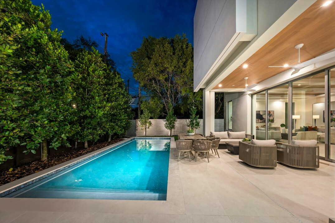 luxury outdoor terrace
